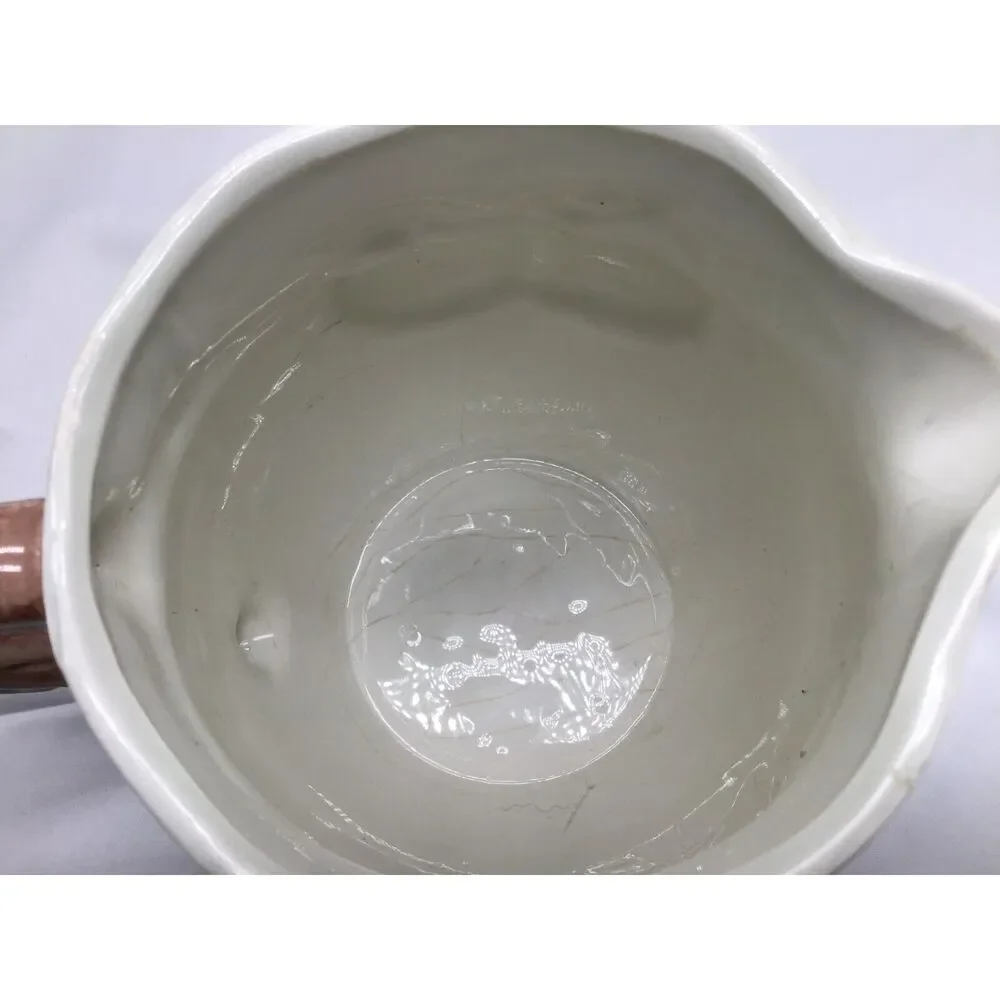 CBK LTD Apple Pitcher 1992 Vintage Farmhouse Cottagecore Grannycore